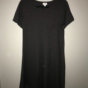 SOLD!!!! LuLaRoe Charcoal Grey Carly Dress - Small